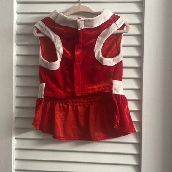 Pet Holiday 2008 Mrs. Clause Dress Like New - Size Large for Small/Medium Breeds - Picture 3 of 3